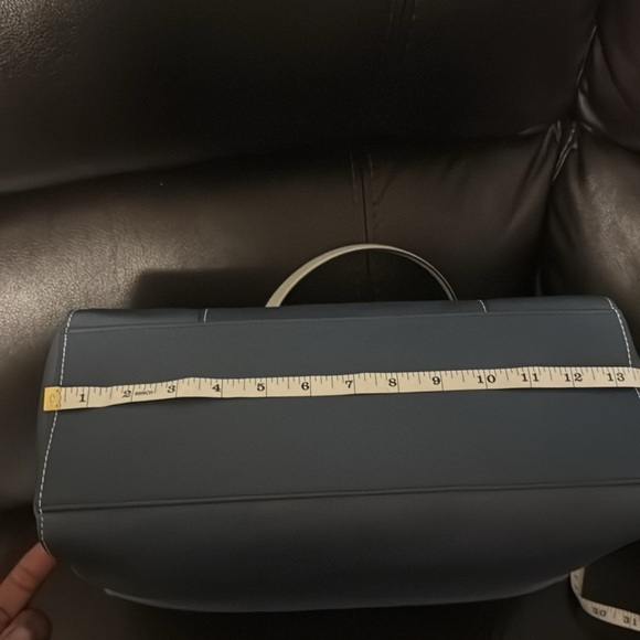 Simply Vera Vera Wang Lavey Raddix tote bag Denim Blue - Picture 12 of 14